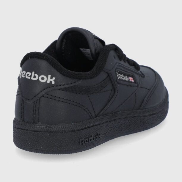 Reebok Classic încălțăminte din piele pentru copii Club C BS6182 culoarea negru preţ