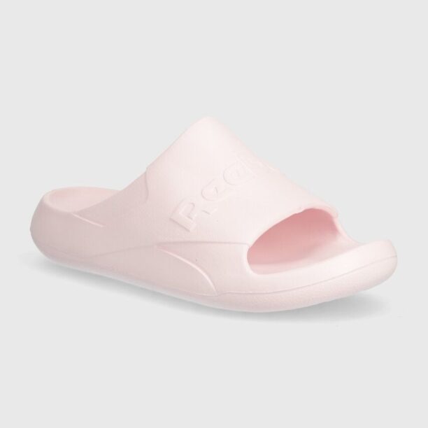 Reebok Classic papuci Clean Slide culoarea roz