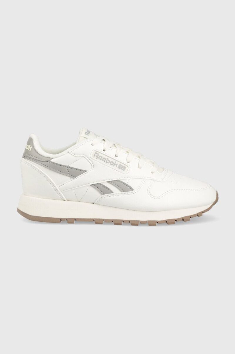 Reebok Classic sneakers Vegan culoarea alb HQ7195-CHALK/PUGR