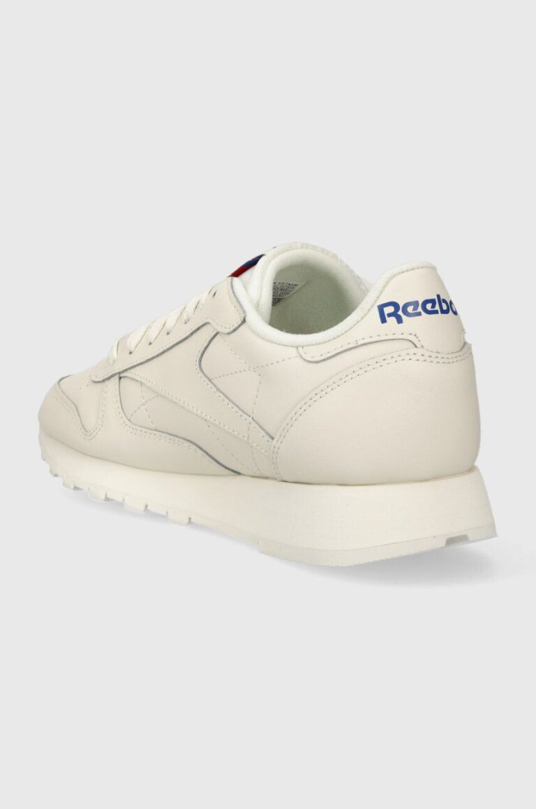 Reebok Classic sneakers din piele CLASSIC LEATHER culoarea bej preţ