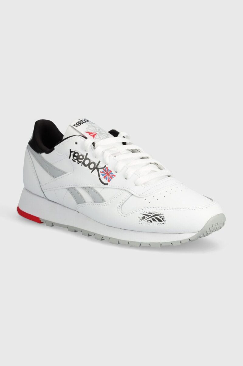 Reebok Classic sneakers din piele Classic Leather culoarea alb