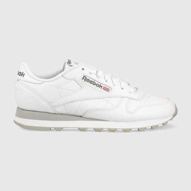 Reebok Classic sneakers din piele Classic Leather culoarea alb