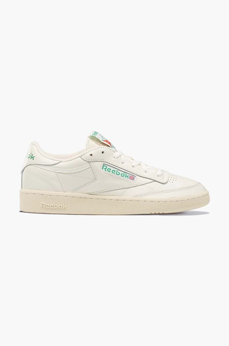 Reebok Classic sneakers din piele Club C 1985 culoarea bej DV6434