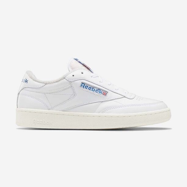 Reebok Classic sneakers din piele Club C 85 Vintage culoarea alb