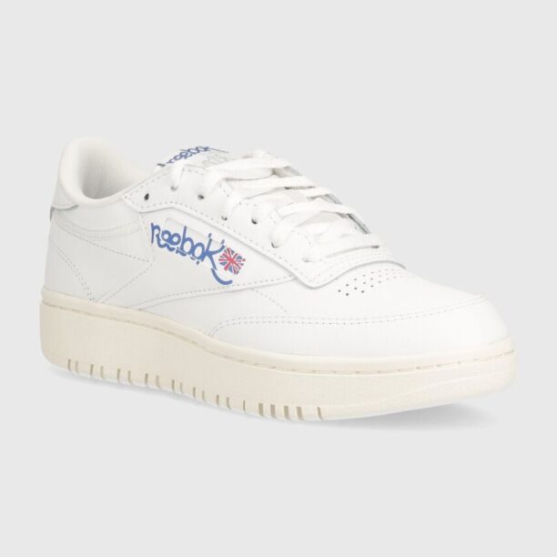 Reebok Classic sneakers din piele Club C culoarea alb