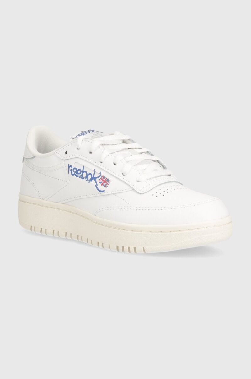 Reebok Classic sneakers din piele Club C culoarea alb