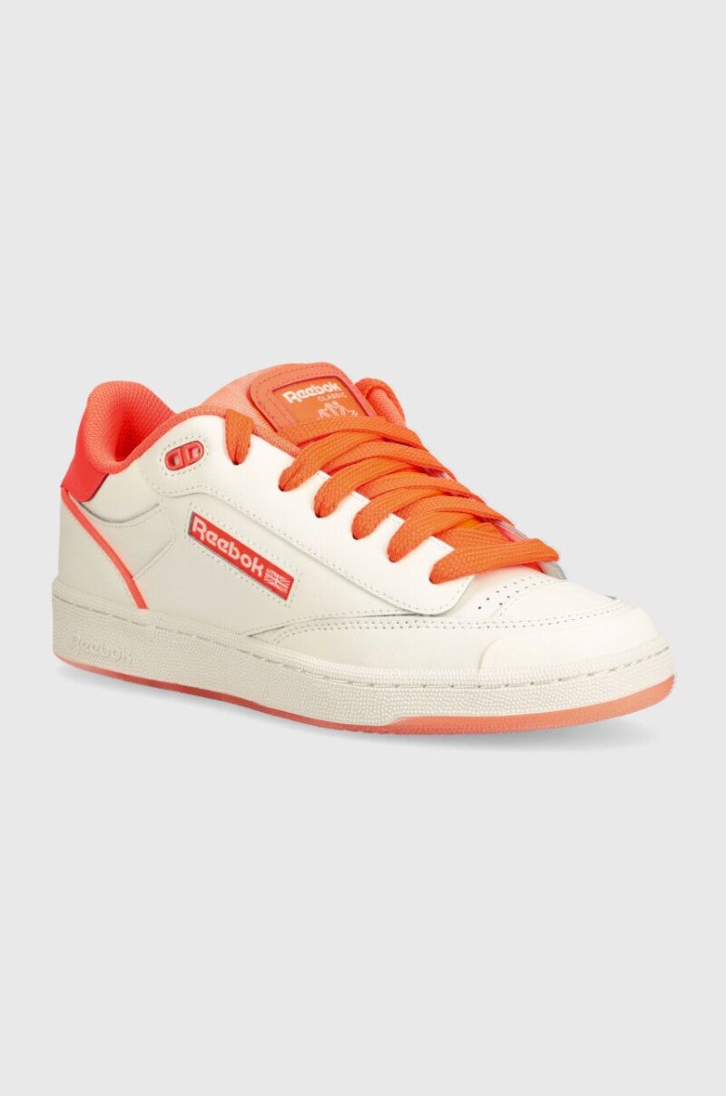 Reebok Classic sneakers din piele Club C culoarea bej