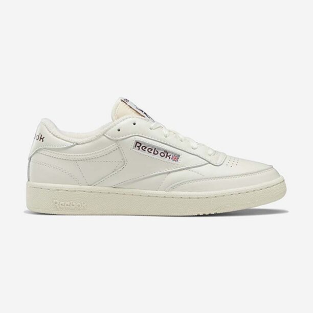 Reebok Classic sneakers din piele Club C85 Vintage culoarea bej GX3681-cream