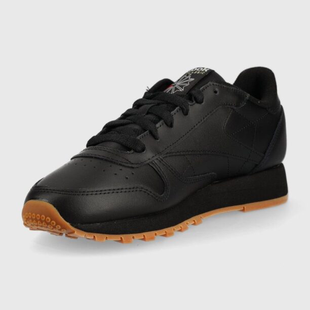 Reebok Classic sneakers din piele GY0954 culoarea negru GY0954-CBL/GR/RB preţ