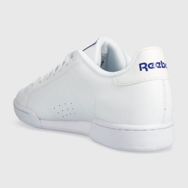 Reebok Classic sneakers din piele NPC II culoarea alb preţ