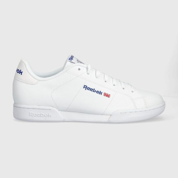 Reebok Classic sneakers din piele NPC II culoarea alb