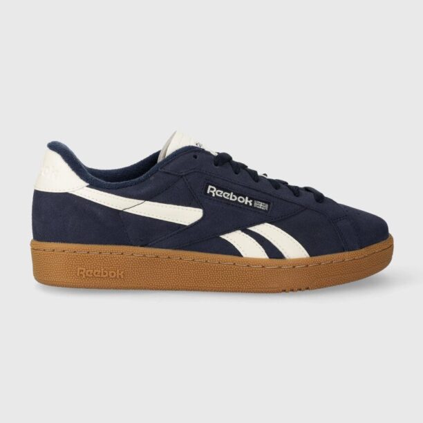 Reebok Classic sneakers din piele întoarsă CLUB C culoarea bleumarin