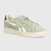 Reebok Classic sneakers din piele intoarsă CLUB C culoarea verde