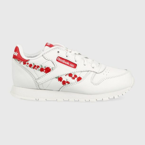 Reebok Classic sneakers pentru copii CL LTHR culoarea alb