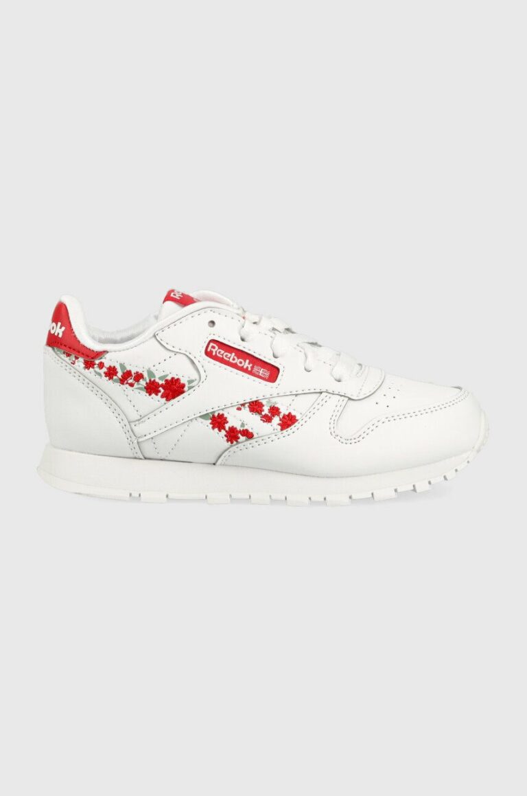 Reebok Classic sneakers pentru copii CL LTHR culoarea alb