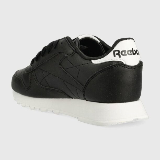 Reebok Classic sneakers pentru copii CL LTHR culoarea negru preţ