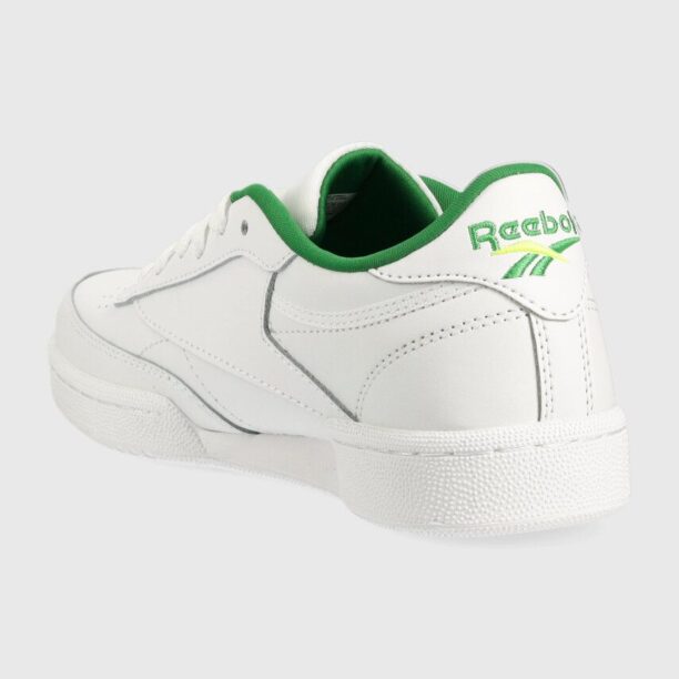 Reebok Classic teniși din piele copii CLUB C culoarea alb preţ