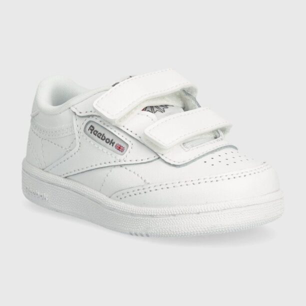 Reebok Classic teniși din piele copii Club C culoarea alb