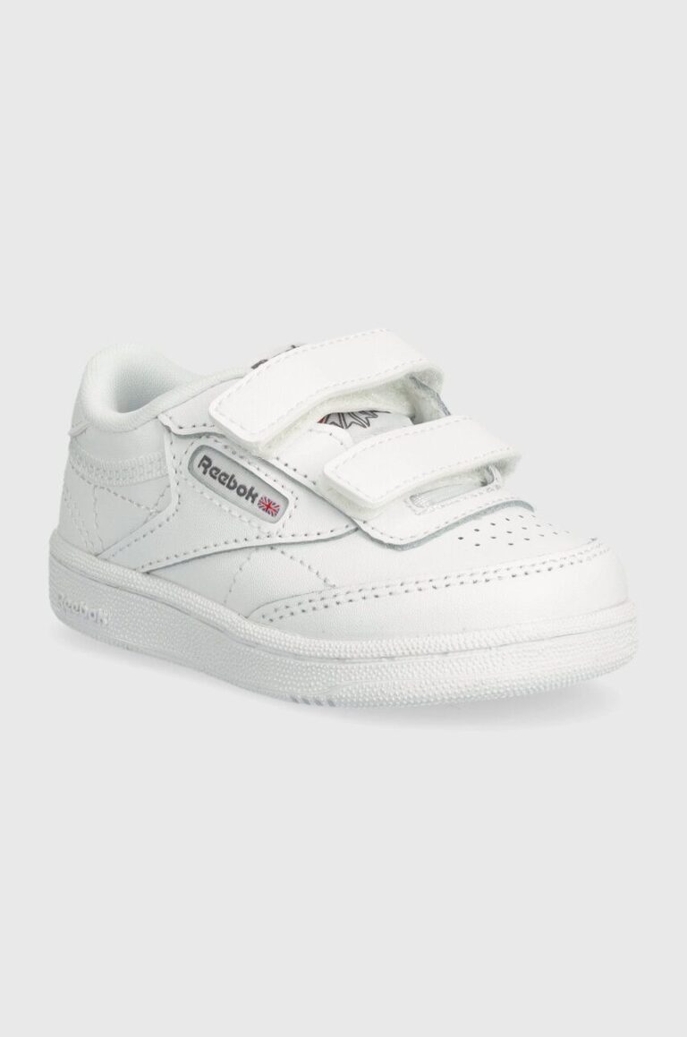 Reebok Classic teniși din piele copii Club C culoarea alb