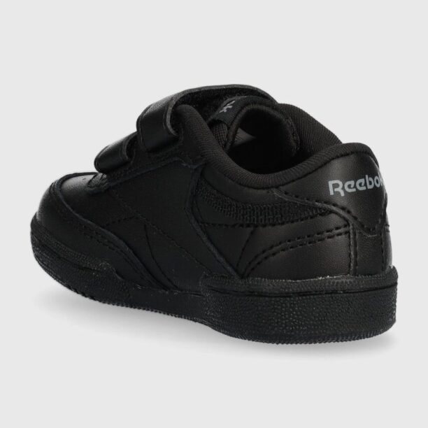 Reebok Classic teniși din piele copii culoarea negru preţ