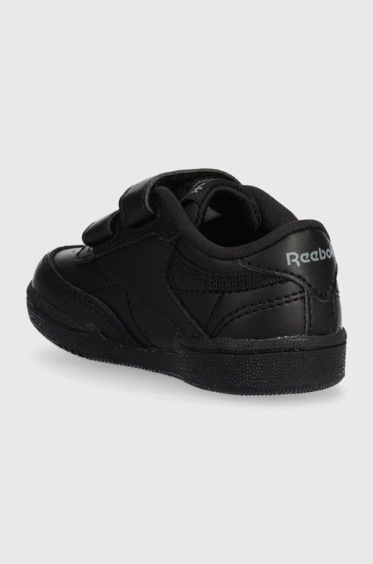 Reebok Classic teniși din piele copii culoarea negru preţ