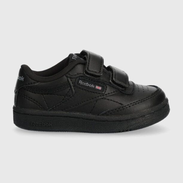 Reebok Classic teniși din piele copii culoarea negru