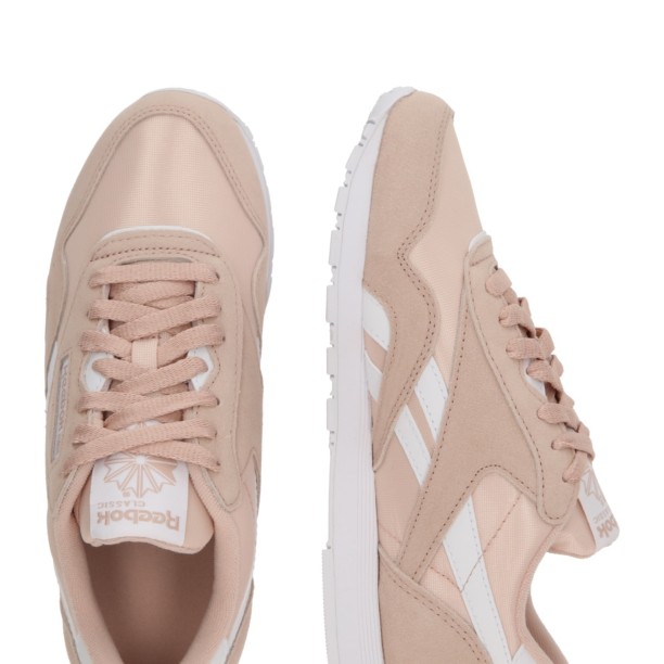 Reebok Sneaker low 'CLASSIC'  rosé / roz pudră / alb