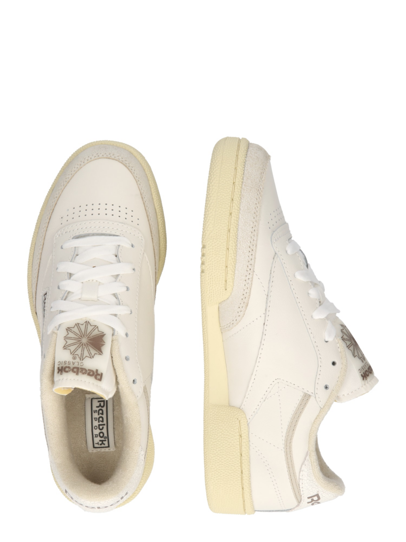 Reebok Sneaker low 'CLUB C 85'  bej / maro închis / alb