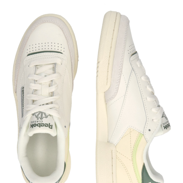 Reebok Sneaker low 'CLUB C 85'  verde deschis / negru / alb