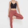 Reebok jambiere de yoga culoarea roz