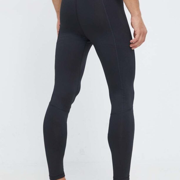 Reebok leggins de alergare Run Base Layer culoarea negru