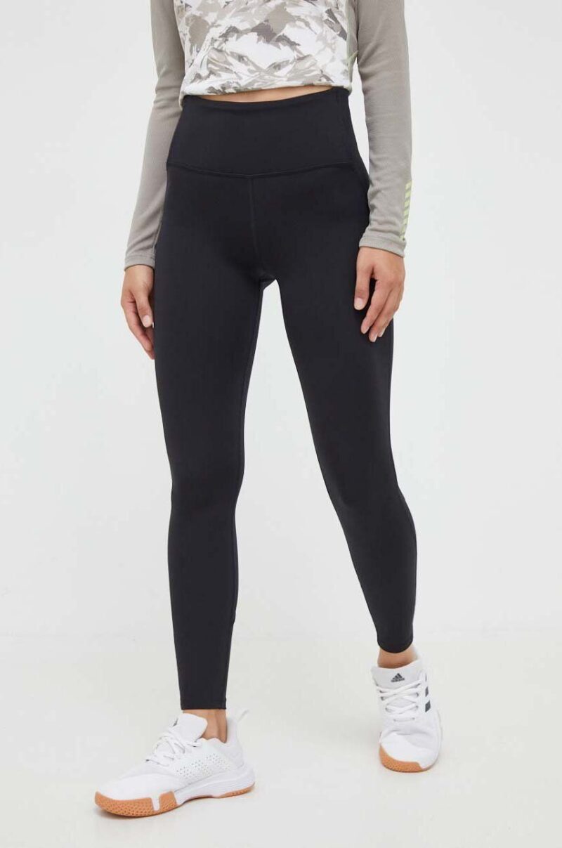 Reebok leggins de antrenament Lux culoarea negru