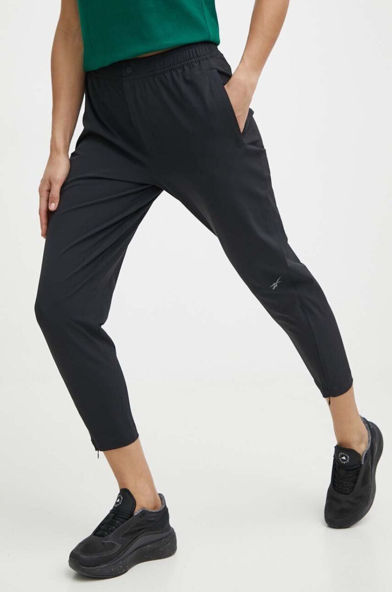 Reebok pantaloni de antrenament Active Collective culoarea negru