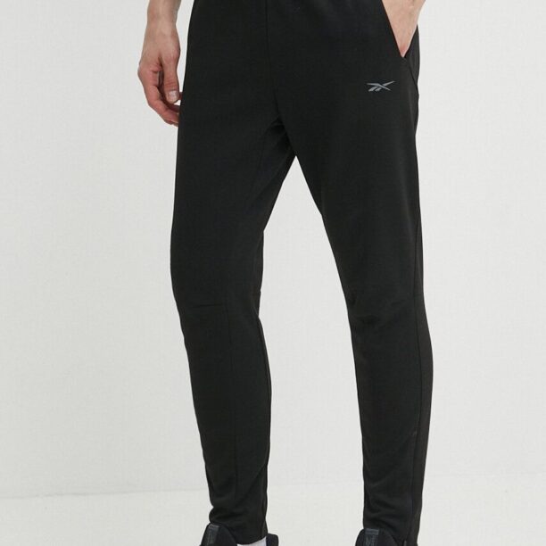 Reebok pantaloni de antrenament Strength culoarea negru