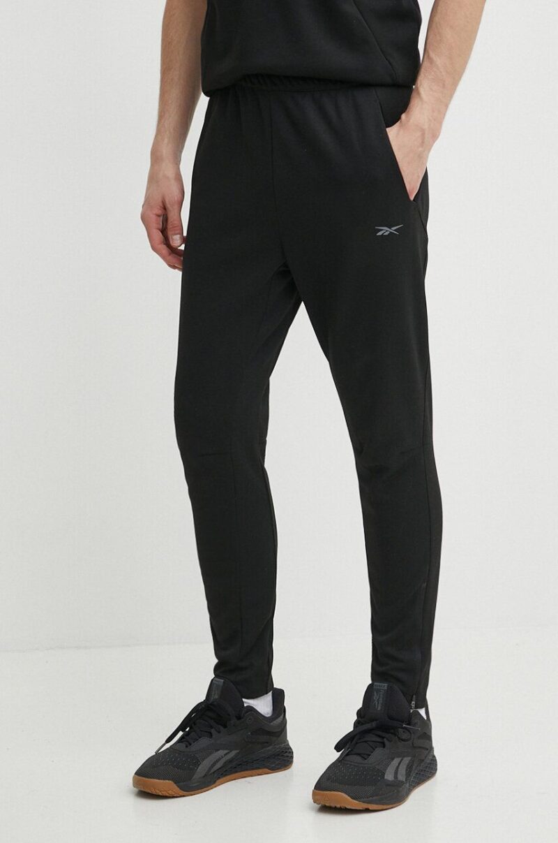 Reebok pantaloni de antrenament Strength culoarea negru