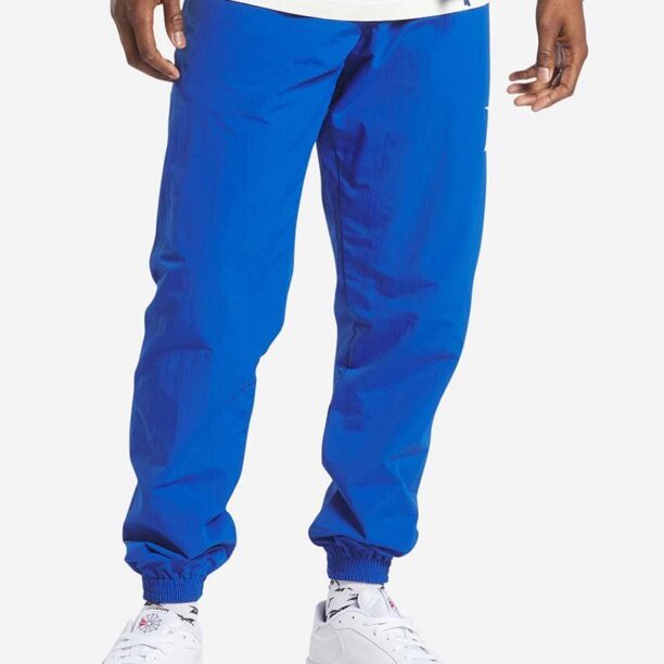 Reebok pantaloni de trening CL Vector Trackpant uni IA2510-blue