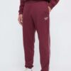 Reebok pantaloni de trening culoarea bordo