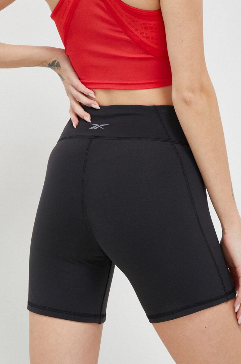 Reebok pantaloni scurți de antrenament Lux culoarea negru