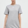 Reebok rochie din bumbac culoarea gri