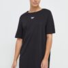 Reebok rochie din bumbac culoarea negru