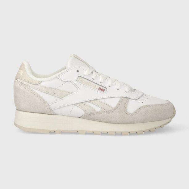 Reebok sneakers Classic Leather culoarea alb