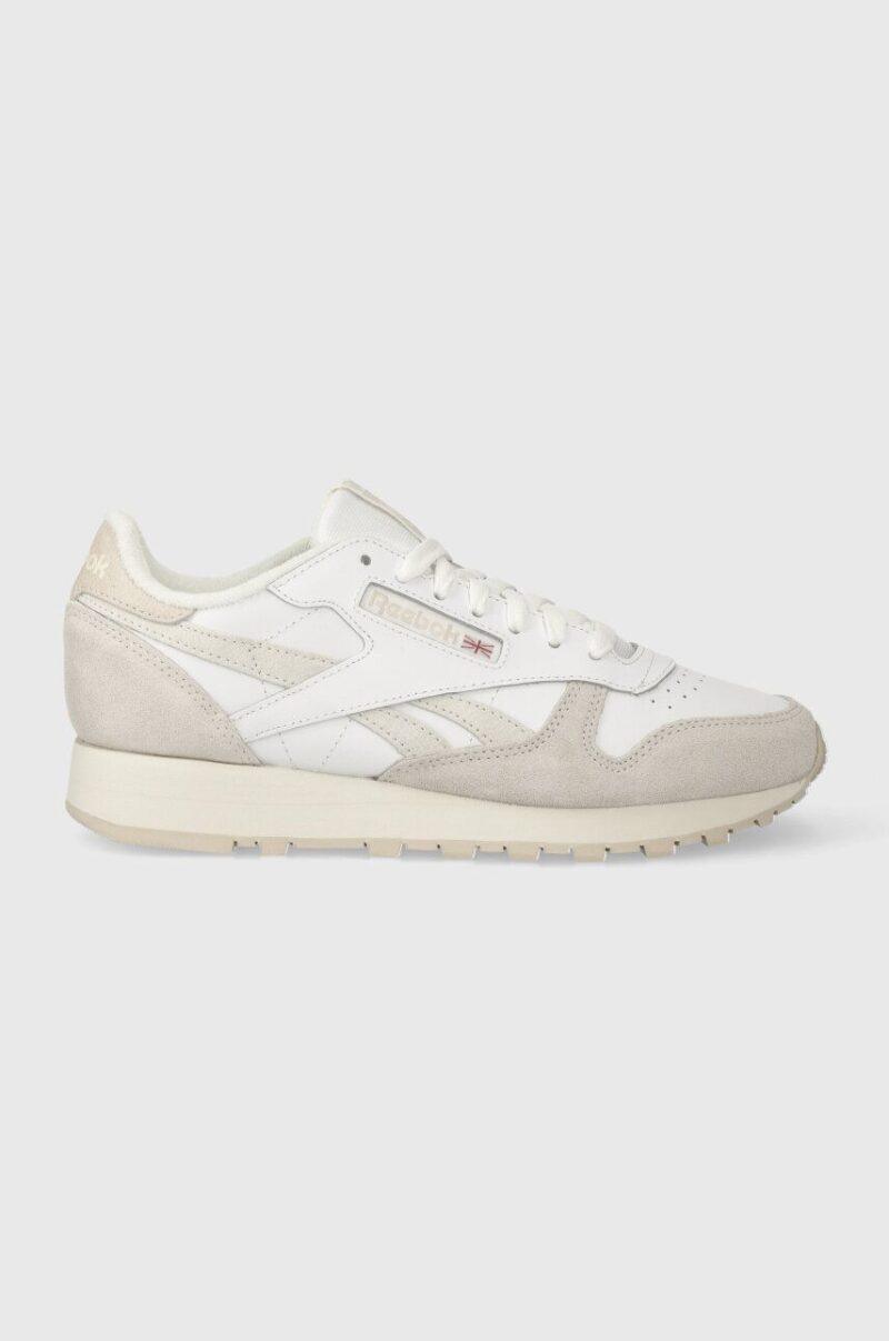 Reebok sneakers Classic Leather culoarea alb