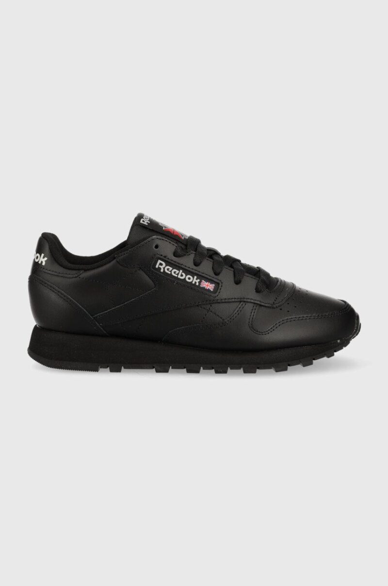 Reebok sneakers din piele CLASSIC LEATHER culoarea negru