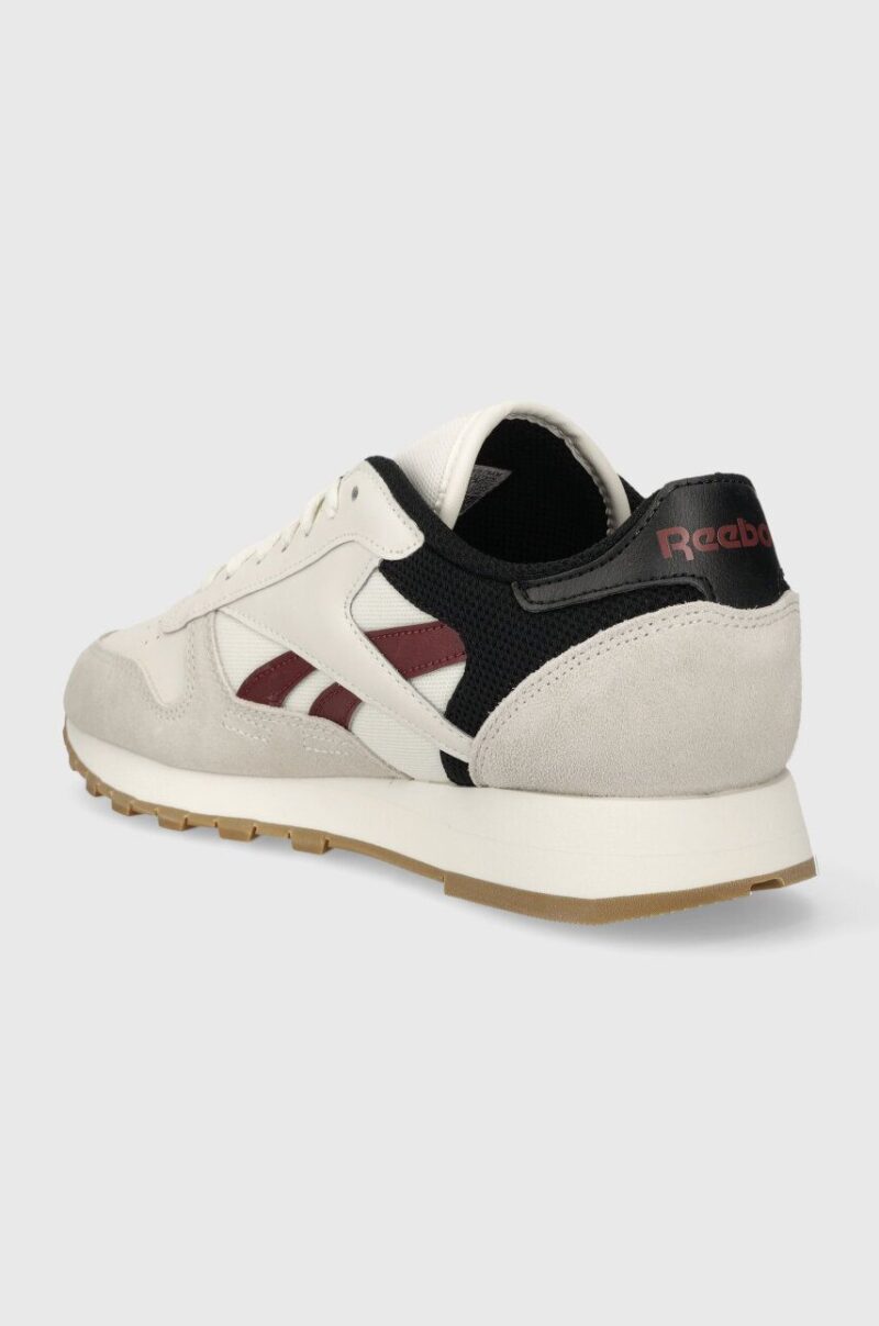 Reebok sneakers din piele Classic Leather culoarea gri preţ