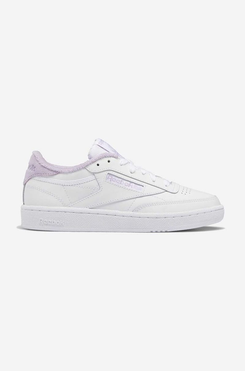 Reebok sneakers din piele Club C 85 culoarea alb