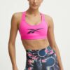 Reebok sutien sport LUX Collection culoarea roz