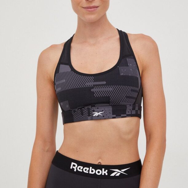 Reebok sutien sport Lux culoarea gri