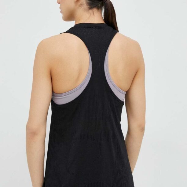 Reebok top de antrenament Burnout culoarea negru preţ