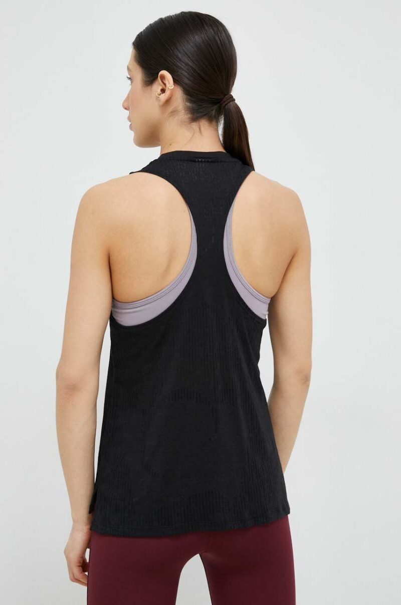 Reebok top de antrenament Burnout culoarea negru preţ