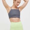 Reebok top de yoga culoarea gri